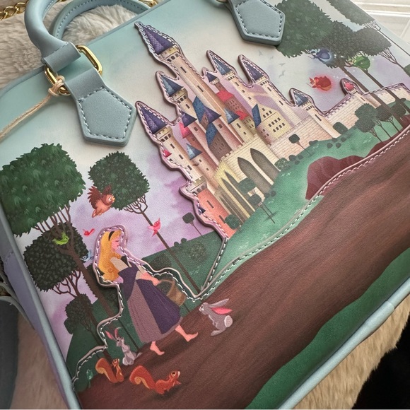 Loungefly sleeping beauty purse bag - Picture 2 of 6